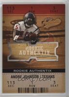 Andre Johnson [Good to VG‑EX] #/1,250