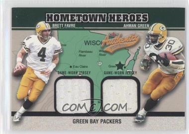 2003 Fleer Authentix - Hometown Heroes #BF-AG - Brett Favre, Ahman Green