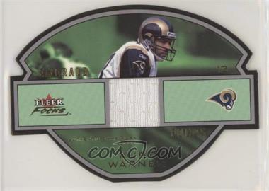 2003 Fleer Focus - Emerald Focus - Gold 250 Jerseys #EF-KW - Kurt Warner /250