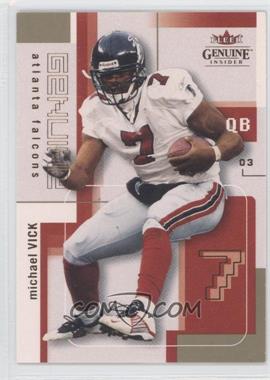 2003 Fleer Genuine Insider - [Base] #58 - Michael Vick