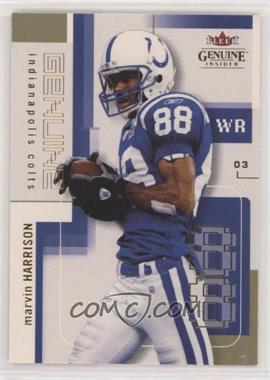 2003 Fleer Genuine Insider - [Base] #95 - Marvin Harrison