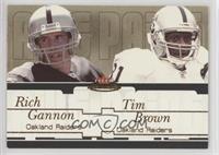 Rich Gannon, Tim Brown #/11