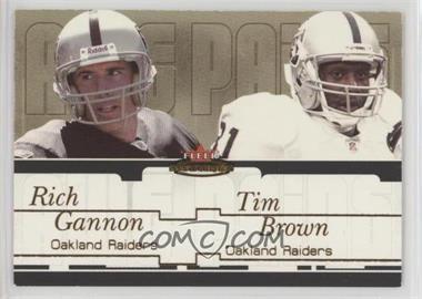 2003 Fleer Mystique - Awe Pairs - Gold #9 AP - Rich Gannon, Tim Brown /11