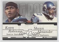 Koren Robinson, Shaun Alexander #/250