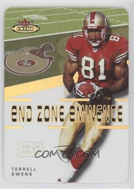 2003 Fleer Mystique - End Zone Eminence - Gold #9 eze - Terrell Owens /79