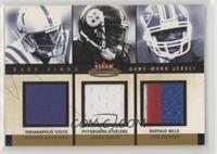 Marvin Harrison, Hines Ward, Eric Moulds #/150