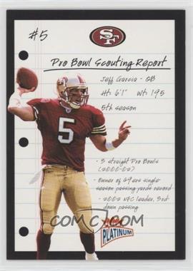 2003 Fleer Platinum - Pro Bowl Scouting Report #5 PBSR - Jeff Garcia /400