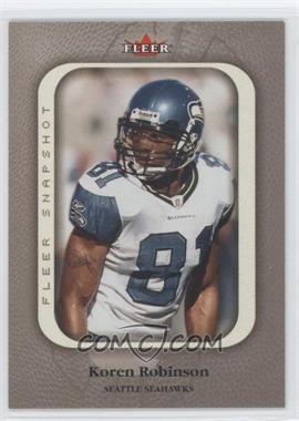 2003 Fleer Snapshot - [Base] #53 - Koren Robinson