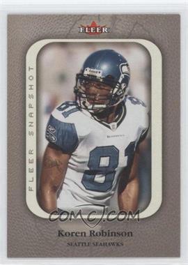 2003 Fleer Snapshot - [Base] #53 - Koren Robinson