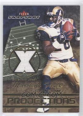 2003 Fleer Snapshot - Projections Materials - Gold #NP-MF - Marshall Faulk /50