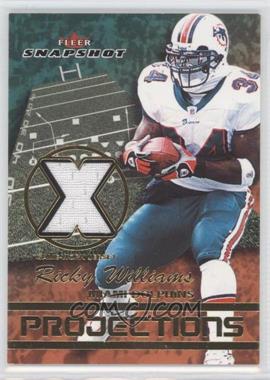 2003 Fleer Snapshot - Projections Materials - Gold #NP-RW - Ricky Williams /50