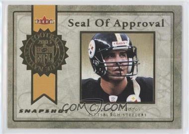 2003 Fleer Snapshot - Seal of Approval - Gold #8 SA - Tommy Maddox /99