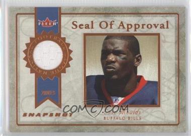 2003 Fleer Snapshot - Seal of Approval Jerseys - Bronze #SA-EM - Eric Moulds /375