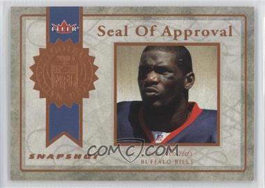 2003 Fleer Snapshot - Seal of Approval #13 SA - Eric Moulds