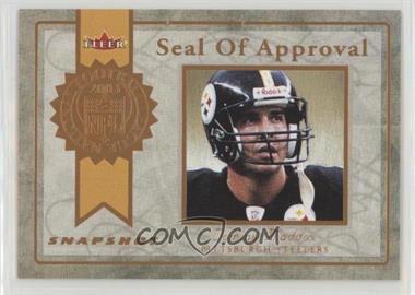 2003 Fleer Snapshot - Seal of Approval #8 SA - Tommy Maddox