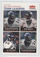 Team Leaders - Clinton Portis, Rod Smith, Al Wilson #/200