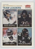 Team Leaders - Mark Brunell, Fred Taylor, Jimmy Smith, Marlon McCree #/200