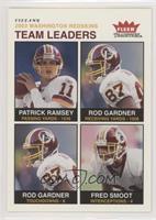 Team Leaders - Patrick Ramsey, Rod Gardner, Fred Smoot #/200