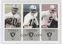 Justin Fargas, Doug Gabriel, Teyo Johnson #/200