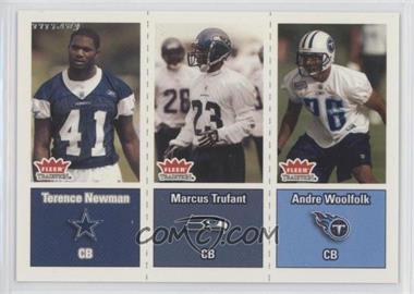 2003 Fleer Tradition - [Base] - Tiffany #298 - Terence Newman, Marcus Trufant, Andre Woolfolk /200