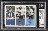 Terence Newman, Marcus Trufant, Andre Woolfolk [BGS 9 MINT] #/200
