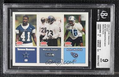 2003 Fleer Tradition - [Base] - Tiffany #298 - Terence Newman, Marcus Trufant, Andre Woolfolk /200 [BGS 9 MINT]