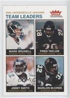 Team Leaders - Mark Brunell, Fred Taylor, Jimmy Smith, Marlon McCree