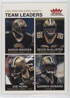 Team Leaders - Aaron Brooks, Deuce McAllister, Joe Horn, Darren Howard