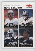 Team Leaders - Rich Gannon, Charlie Garner, Jerry Rice, Rod Woodson
