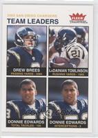 Team Leaders - Drew Brees, LaDainian Tomlinson, Donnie Edwards