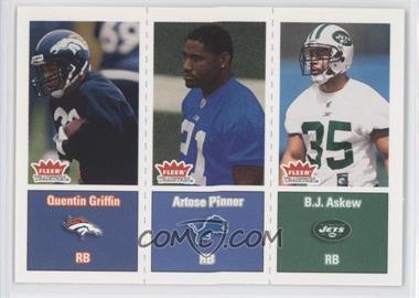 2003 Fleer Tradition - [Base] #286 - Quentin Griffin, Artose Pinner, B.J. Askew