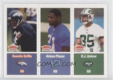 2003 Fleer Tradition - [Base] #286 - Quentin Griffin, Artose Pinner, B.J. Askew