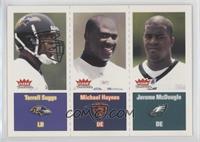 Terrell Suggs, Michael Haynes, Jerome McDougle