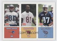 Bethel Johnson, Anquan Boldin, Tyrone Calico