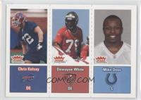 Chris Kelsay, Dewayne White, Mike Doss