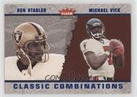 Michael Vick, Ken Stabler #/750