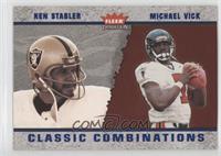 Michael Vick, Ken Stabler #/750