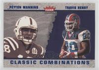 Peyton Manning, Travis Henry #/1,500