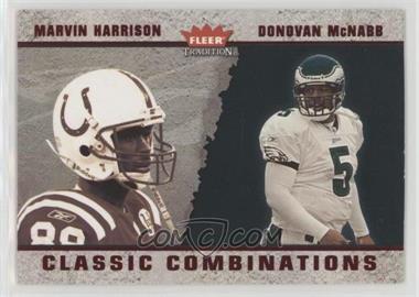 2003 Fleer Tradition - Classic Combinations - Red #22 CC - Marvin Harrison, Donovan McNabb
