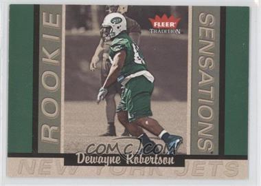 2003 Fleer Tradition - Rookie Sensations #19 RS - Dewayne Robertson /1250