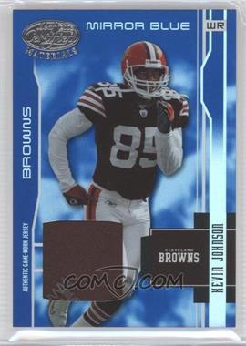 2003 Leaf Certified Materials - [Base] - Mirror Blue Materials #28 - Kevin Johnson /50