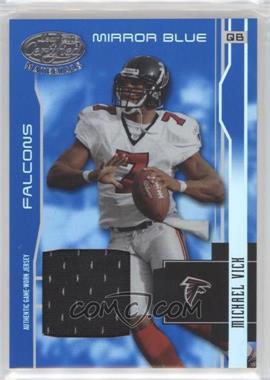 2003 Leaf Certified Materials - [Base] - Mirror Blue Materials #5 - Michael Vick /50