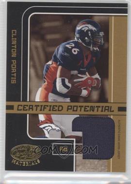 2003 Leaf Certified Materials - Certified Potential Materials #CP-5 - Clinton Portis /125