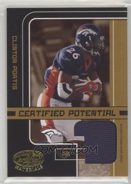 2003 Leaf Certified Materials - Certified Potential Materials #CP-5 - Clinton Portis /125