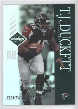 2003 Leaf Limited - [Base] - Silver Spotlight #4 - T.J. Duckett /75