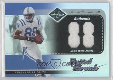 2003 Leaf Limited - Limited Threads - Jersey Number #LT-73 - Marvin Harrison /88