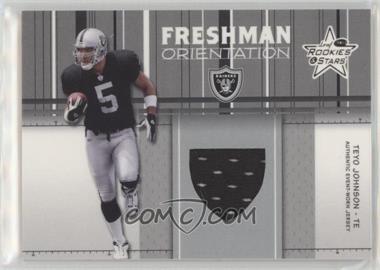 2003 Leaf Rookies & Stars - Freshman Orientation Jerseys #FO-26 - Teyo Johnson /600