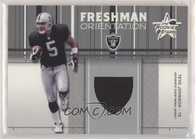 2003 Leaf Rookies & Stars - Freshman Orientation Jerseys #FO-26 - Teyo Johnson /600