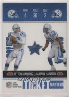 Peyton Manning, Marvin Harrison #/1,325