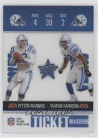 Peyton Manning, Marvin Harrison #/1,325